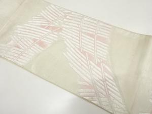 アンティーク　竹垣模様織り出し袋帯（材料）